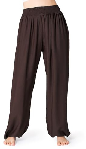 PANASIAM Harem Pants PureBalance, Brown, L