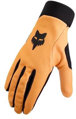 Fox Racing - YTH Ranger Guantes - Niño - Offroad, Excelente Agarre, Ajuste Ajustable, Funcionalidad Táctil, Guantes, Ciclismo de montaña, Mandarina, YS