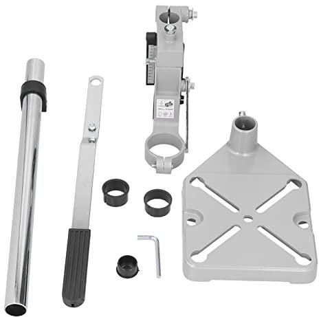 Hand Drill Stand Universal Clamp Holder for Drilling Collet Press Workbench, Aluminum Alloy Material [Workbench Repair Tool]