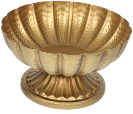 iplusmile Iron Vase Iron Roman Flowerpot for Wedding Party Decoration European Style Planter for Garden Plant Pot Front Door Flowerpot