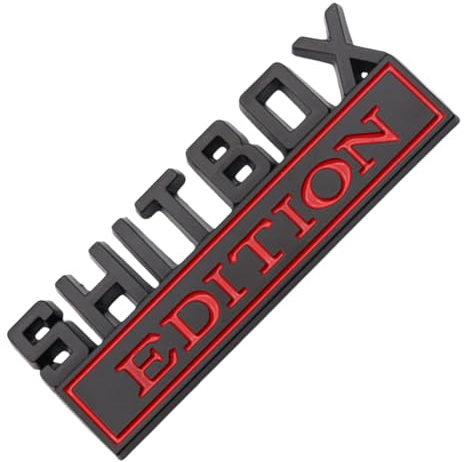 Emblemi di auto di merda - decalcomanie automobilistiche posteriori adesive 3D, distintivo per veicoli novità per camion e auto | Adesivo decorativo automobilistico per berlina, berlina, SUV, diverten