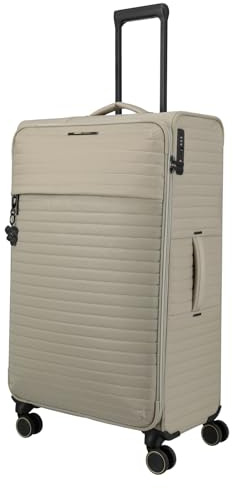 Travelite Weichschalenkoffer Barbara STEPP Größe L, mit TSA-Schloss, 4 Doppelrollen, großer Reisekoffer aus Nylon, 47 x 80 x 30 cm, 3,5 kg, 88 L