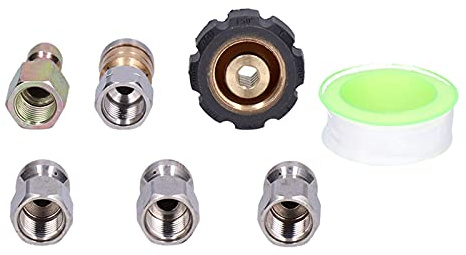 Yctze Manguera de Drenaje de 10 Metros con Accesorios de Boquilla Flexible, Compatible con Lavadoras de Alta Presión, Adecuadas y Lavadoras a Presión de Gas de hasta 4000 PSI, Juego Completo de