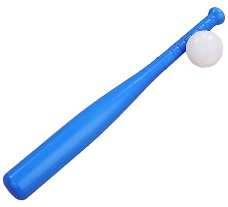 Plastic Baseball Bat, Toddler Baseball Bat, 17 Inch Plastic and Ball Set, Lightweight Practical Kids Exercise Toys for Indoor Outdoor Sport Playing Game