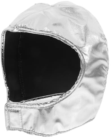 ibasenice Casque Astronaute Enfant Argenté Costume Spatial Jeu Rôle | Casque Astronaute Enfant LéGer Pour DéGuisement Spatial, Cosplay, Halloween, Carnaval et Jeux de RôLe CréAtifs