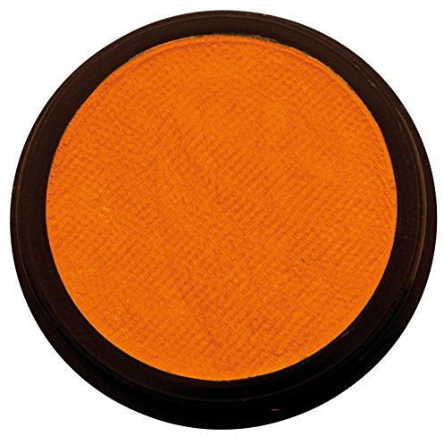 Eulenspiegel - Profi-Aqua Make-Up Perlglanz, Schminke 70 ml, Orange | Wasserbasierte Schminke für Facepainting & Bodypainting, für Karneval & Mottopartys