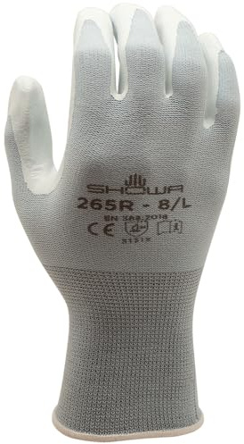 SHOWA 265R, Nitril – Beschichtung, Mehrzweck, Hellblau, 6/S