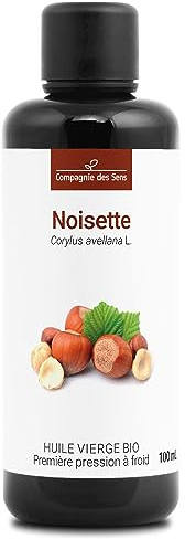 AVELLANA - Huile Végétale Vierge BIO - Flacon en verre - Première pression à froid - 100mL