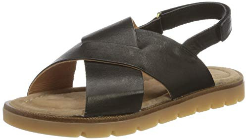 Bisgaard flicka Abbie Peeptoe sandaler, Svart svart 1000-32 EU