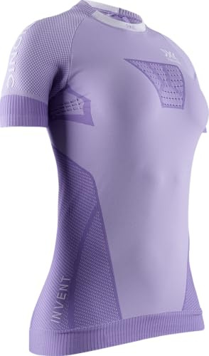X-Bionic Invent 4.0 - Maglia Termica Donna Manica Corta a Compressione - Alte Prestazioni per Running, Sci, Ciclismo, Fitness e Sport Invernali