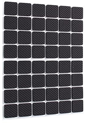 Tampons Antidérapants pour Meubles 48 Pièces, 2,1 cm | Coussinets adhésifs avec protection anti-bruit, amortissent les chocs et frottements pour préserver parquet et carrelage,