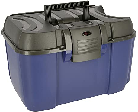 Covalliero Putzbox Jumbo blau/schwarz mit herausnehmbaren Einsatz