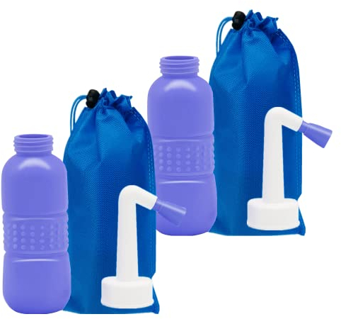 Portable Bidet Spray Handheld,Personal Bidet Sprayer for Kids Ass Washing,Personal Hygiene Bathroom Aid Pregnant Women Cleansing, Postpartum Clean ,with 450ML Water Capacity and Angled Nozzle (1)