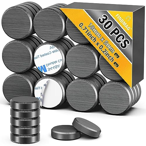 Magneti da frigorifero, magneti per artigianato, magneti con retro adesivo, magneti in ceramica, magneti per lavagna bianca, magneti rotondi, per frigorifero, strumenti fai da te, 18 mm x 5 mm
