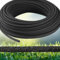 Sasylvia Tuyau d'arrosage poreux de 6,35 mm pour économiser de l'eau, ligne d'irrigation goutte à goutte, tuyau d'irrigation robuste pour arroser les lits de légumes hydroponiques, noir (30,5 m)