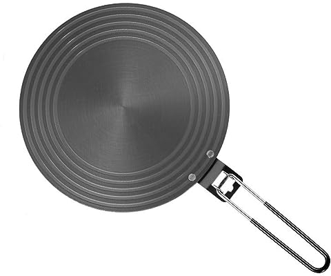 Induktion Adapterplatte 24 cm, Faltbar Induktionsadapterplatte, Induktion Adapter für die Verwendung von Kaffeekannen auf Induktionskochfelder