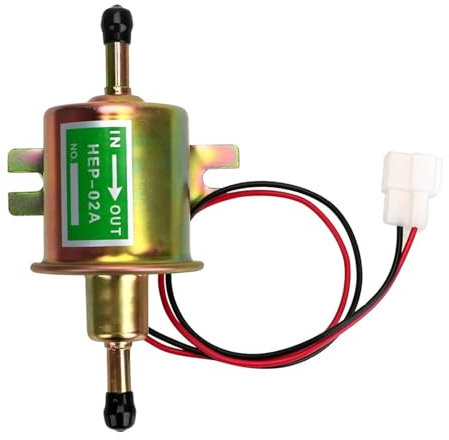 Niederdruck-Bolzenbefestigungsdraht 12V elektrische Benzinpumpe for Auto-Vergaser-Motorrad-ATV-Kraftstoffpumpe HEP-02A