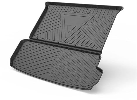 Kofferraummatte Für Q7 4M 2016-2022 Auto Cargo Liner TPE rutschfeste Kofferraummatten wasserdichte Kofferraumwanne Teppich Innenzubehör Kofferraumschutz(for 7-Seats)