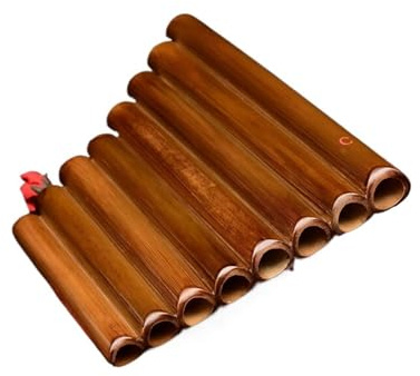 Panflöte Panflöte Instrument Spielen Vorwärts Und Rückhand 8 Rohre Studenten Erwachsene Bitter Bambus Volksmusik 8 Rohre G Tune