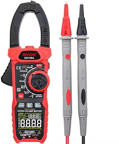 GVDA GD169A Digital Clamp Meter 1000V 1000A VA Color LCD