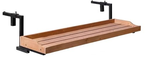 Mesa colgante multifuncional para balcón y escritorio, mesa de bar que ahorra espacio para barandillas, fácil montaje, perfecta para pequeños balcones y patios