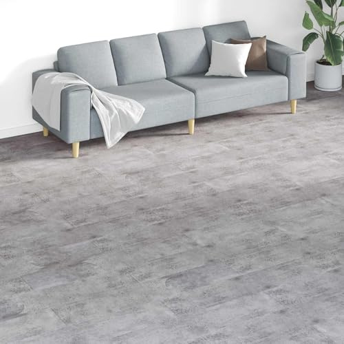 Lumanois Tableros de Suelo 18 pcs Cemento Marrón 5,26 m² PVC,Bricolaje,Materiales de construcción,Suelos y moquetas,19.55kg-42046293