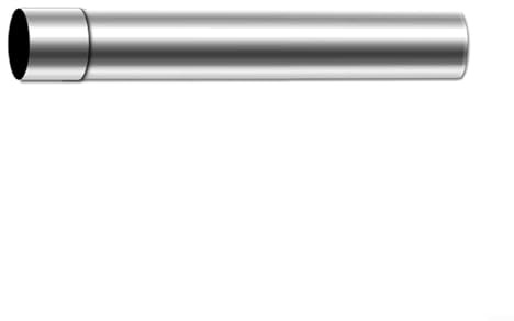 Stainless Steel Chimney Pipe 6cm Diameter, High Temperature Resistant Stove Flue for Wood Burners & Camping Stoves, Silver(40CM)