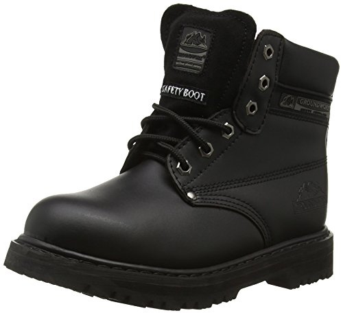 Jordarbete Sk21, unisex vuxna säkerhetsstövlar, Svart, 44.5 EU