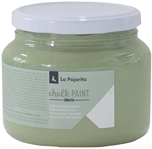 La Pajarita 104591 Pintura para Decoración y DIY, Chalk, 1, Verde Bambú