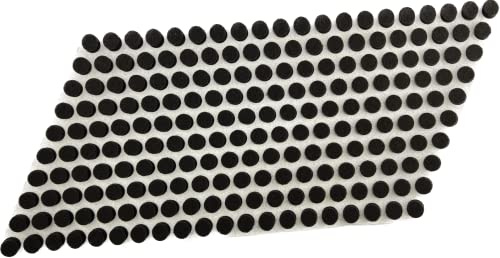 Harris Hardware 790-B2 Brown Self Adhesive 3/8 Round Furniture Felt Bumper Pads 1/8 Thick, 200/Sleeve