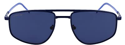 Lacoste Unisex L254S Sunglasses, 401 Matte Blue, One Size
