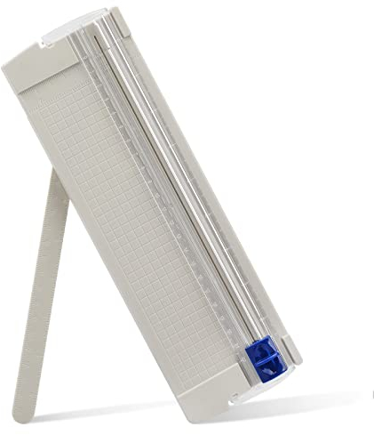 Mini Taglierina per Carta,Tagliacarte a Ghigliottina A4 A5 con Protezione Automatica di Sicurezza per Etichette di Carta, Carta Artigianale e Foto