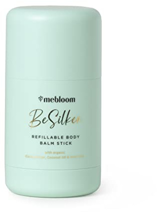 MeBloom Balsam – Feuchtigkeitspflege für Lippen, Körper, Brustwarzen, Babyhaut Wind & Wettercreme – Schwangerschaftspflege gegen Dehnungsstreifen – mit Kakaobutter, Squalan – 100% natürlich