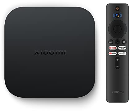 Xiaomi TV Box S (2nd Gen) 4K Ultra HD Streaming Media Player, 2GB RAM + 8GB ROM con Mando a Distancia IR, Dolby Vision and HDR10+, Sonido de DTS-HD, Proyección inalámbrica