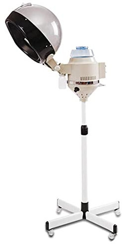 Secador de pelo Halo orbital ajustable de 650 W, ruedas giratorias de pie, procesador de color de pelo de salón, acelerador profesional para salón de casa, equipo de teñido de cabello permanente
