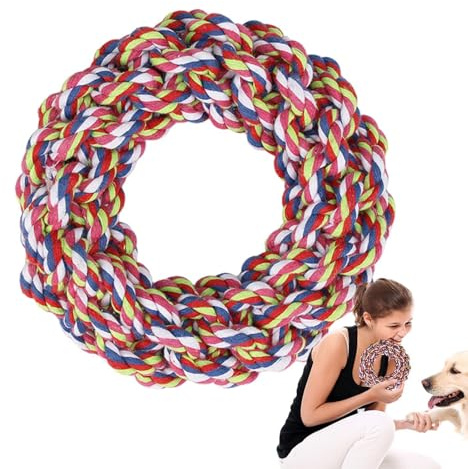 YNPQTDS Hundeseilspielzeug, Hundespielzeugseil | Tauziehenspielzeug für Hunde,Robustes Hundeseilspielzeug, unzerstörbares Hundekauspielzeug, Zahnreinigungsspielzeug für Hunde