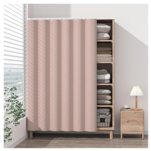 Küchenvorhänge, kurze Regalvorhänge, Schrank-Sichtschutzvorhänge, lichtblockierende, dekorative Vorhänge für Schränke, Bücherregale und Aufbewahrung, 90 x 120 cm