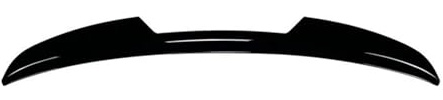 SQIFBA Auto Spoiler Flügel Für VW Für Golf 5 Für GTI R32 2004-2009 Heckklappe Splitter Spoiler Auto Hinten Top Stamm Dach Spoiler Flügel Lippen Heckspoiler Lippe(Glänzend schwarz)