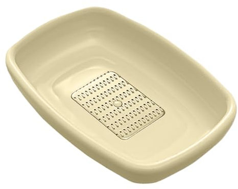 Zunishaone Piastra per grattugiare zenzero, piastra per grattugiare lo zenzero con raschietto, piatto per grattugia wasabi, zenzero, piastra da cucina per macinare wasabi zenzero