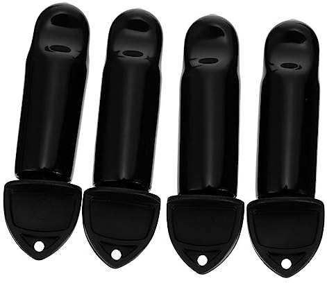 VILLCASE Beer Barrel Faucet Cleaner Brush with 4 Flexible Rubber Tap Covers, Black Plastic and Stainless Steel Material, Fits Standard Beer Faucets, for Wooden Barrels and Water Pumps