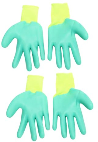 LOLIPPYY 2 Paires de Protection Anti-Morsure Caoutchouc Épais de Dressage pour Petits Animaux Accessoire de Manipulation Sécurisé et Confortable Lot