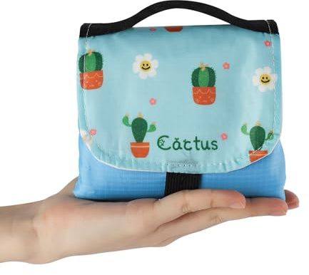 Couverture pique nique impermeable, 150 x 100 cm Couverture pique nique, Imperméable et résistante aux taches, Ultra-légère, Facile à nettoyer, Pour camping, voyages, pique-niques et sorties (Cactus)