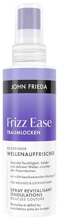 John Frieda Frizz Ease Belebender Wellenauffrischer - Inhalt: 200 ml - Haartyp: welliges & lockiges Haar - Silikonfrei - SLS/SLES Sulfatfrei