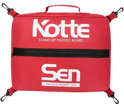 QLoztyse Bolsa de Cubierta para Tabla de Paddle Surf, Bolsa de Almacenamiento Portátil con Aislamiento Térmico, Gran Capacidad, Resistente Al Desgaste, Organiz, Rojo