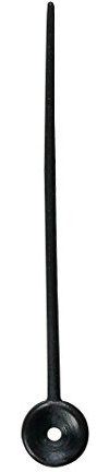 Comair 3150036 Plastikstecker, 100 stücke Beutel, 7.3 cm, schwarz