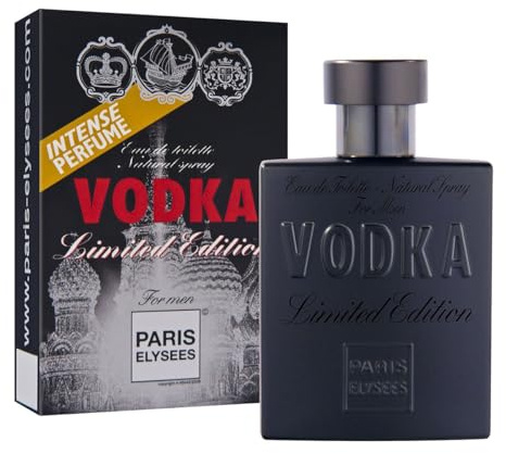PARIS ELYSEES - Vodka Limited Edition - Eau de Toilette Homme - Aromatique - Bergamote et Lavande - Vaporisateur parfum - 100ml