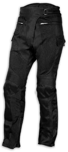 Moto Pantalones Tela Malla Mesh Perforado Cordura Protectores Verano Hombre 32