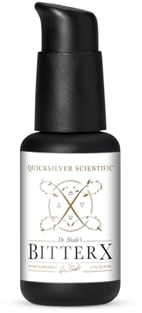 Quicksilver Scientific Dr. Shade's BitterX - Highly Concentrated Bitters for Digestion - Fast Acting Digestive Support & Liver Supplement with Dandelion Root, Gentian Root, Solidago & Myrrh (50ml)