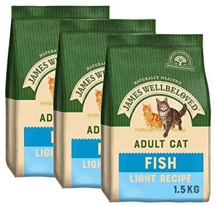 James Wellbeloved Light Adult Fish 3 x 1.5kg