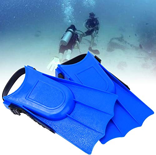 KENANLAN Aletas cortas de snorkeling, 1 par de aletas de natación, PVC para niños, fácil buceo, natación, entrenamiento, aletas, esnórquel, aletas cortas, 25-30 yardas